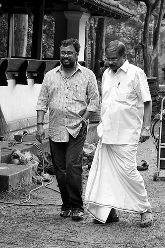 Neelathamara Shooting Location - MT with Lal Jose at Malamakkavu - Kudallur